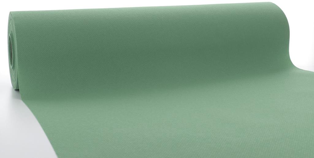 Linclass Tischläufer  Basic eukalyptus 40 cm x 24 m