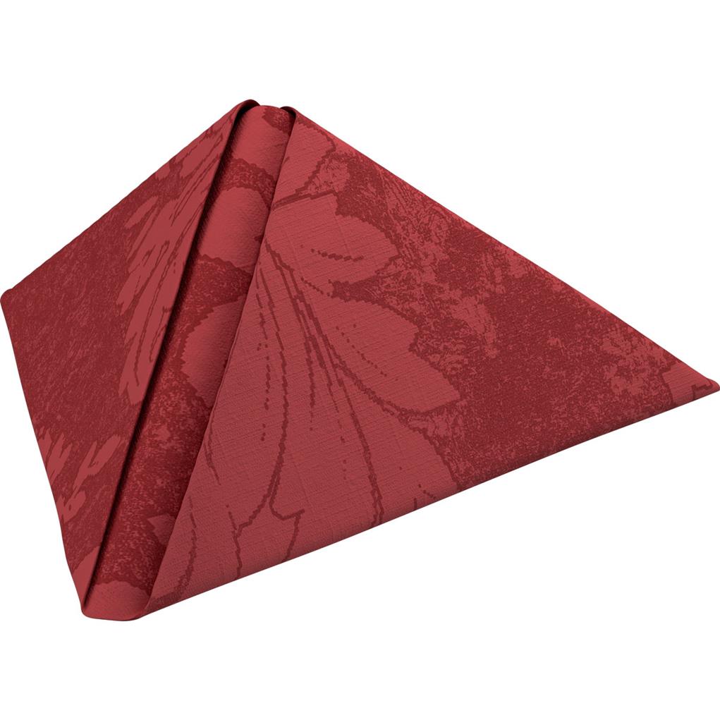 Dunilin Servietten 1/4 Falz Royal bordeaux, 40x40cm