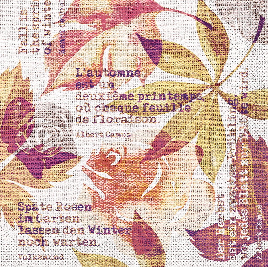 Tissue 3-lg. Serviette Gunnar 33 x 33 cm 1/4 Falz