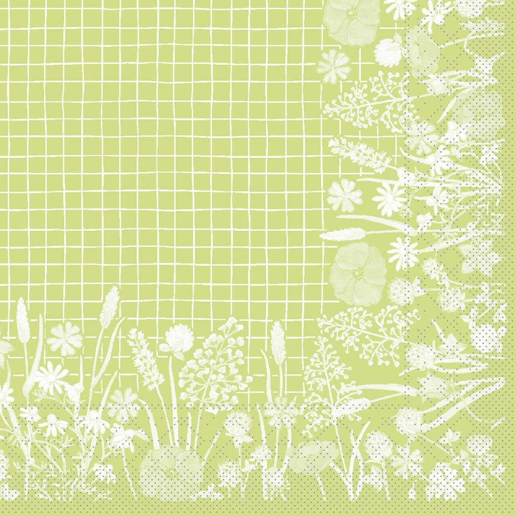 Tissue 3-lagig  Serviette  Susanne 33 x 33 cm 1/4 Falz