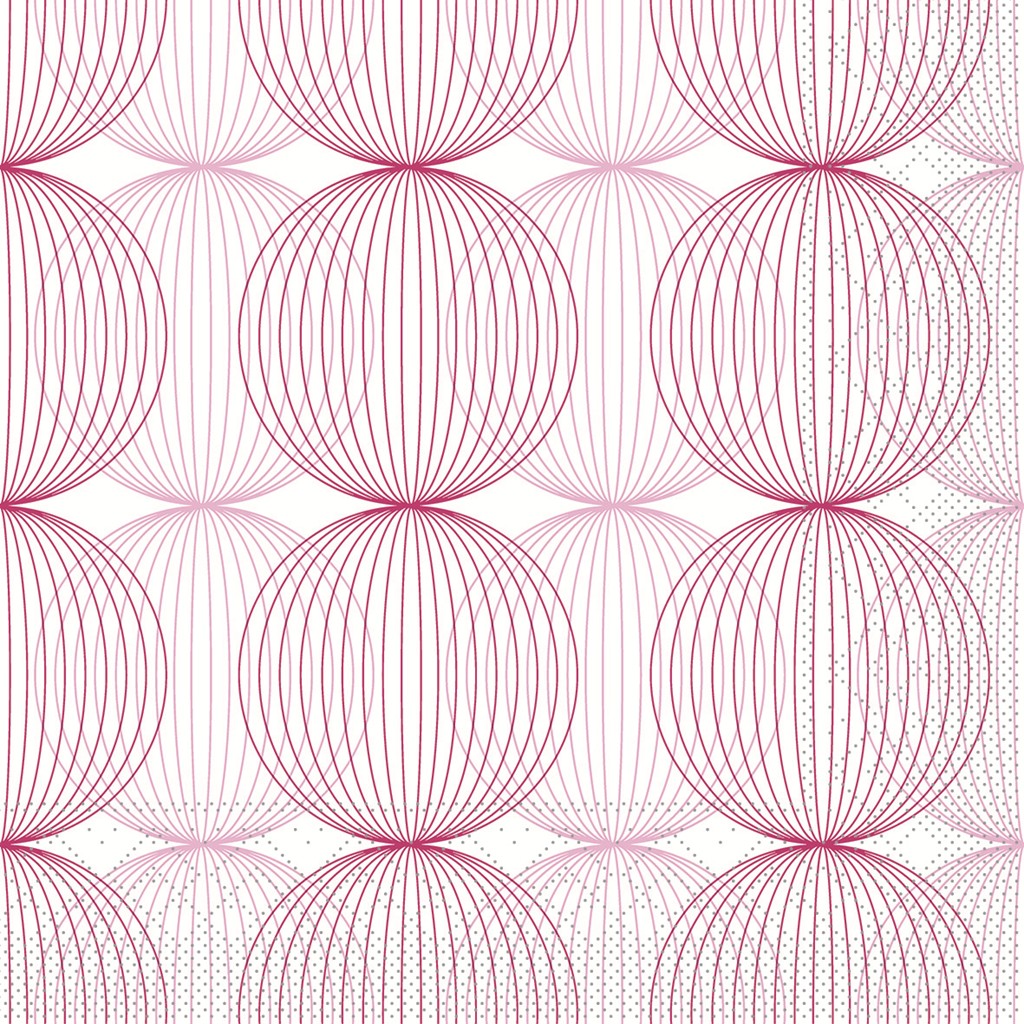 Tissue Serviette Ludo altrosa 40 x 40 cm 1/4 Falz 3-lg.