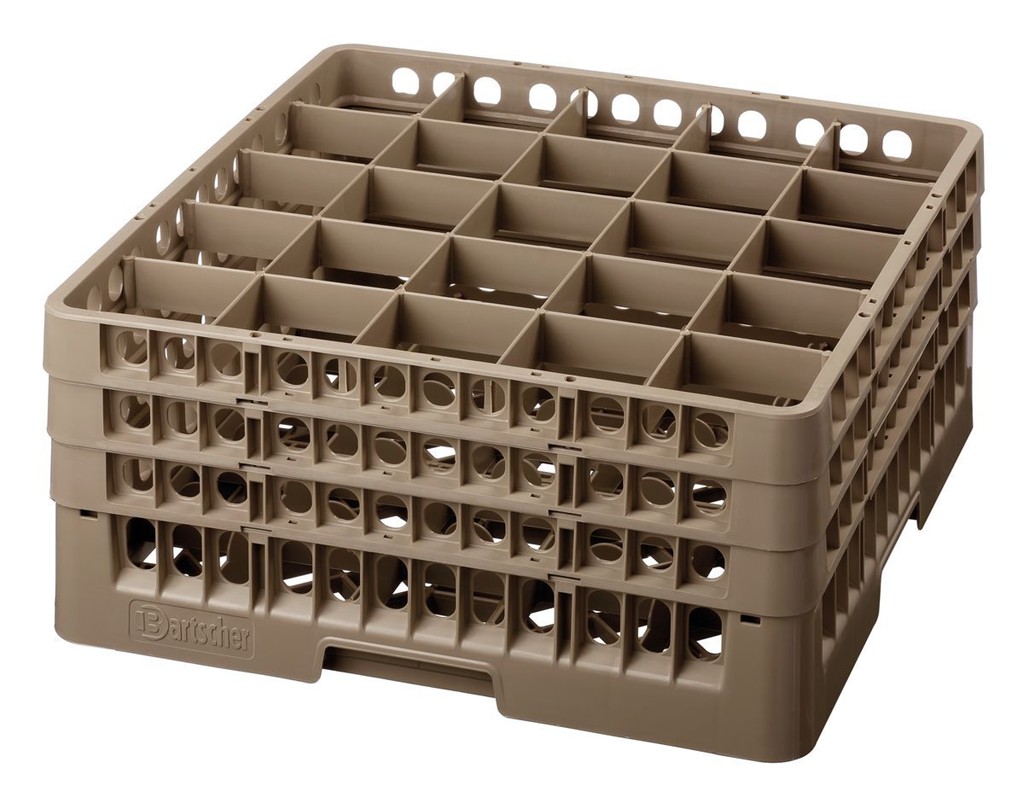 Gläserkorb, 25 Fächer Innenhöhe 207  mm