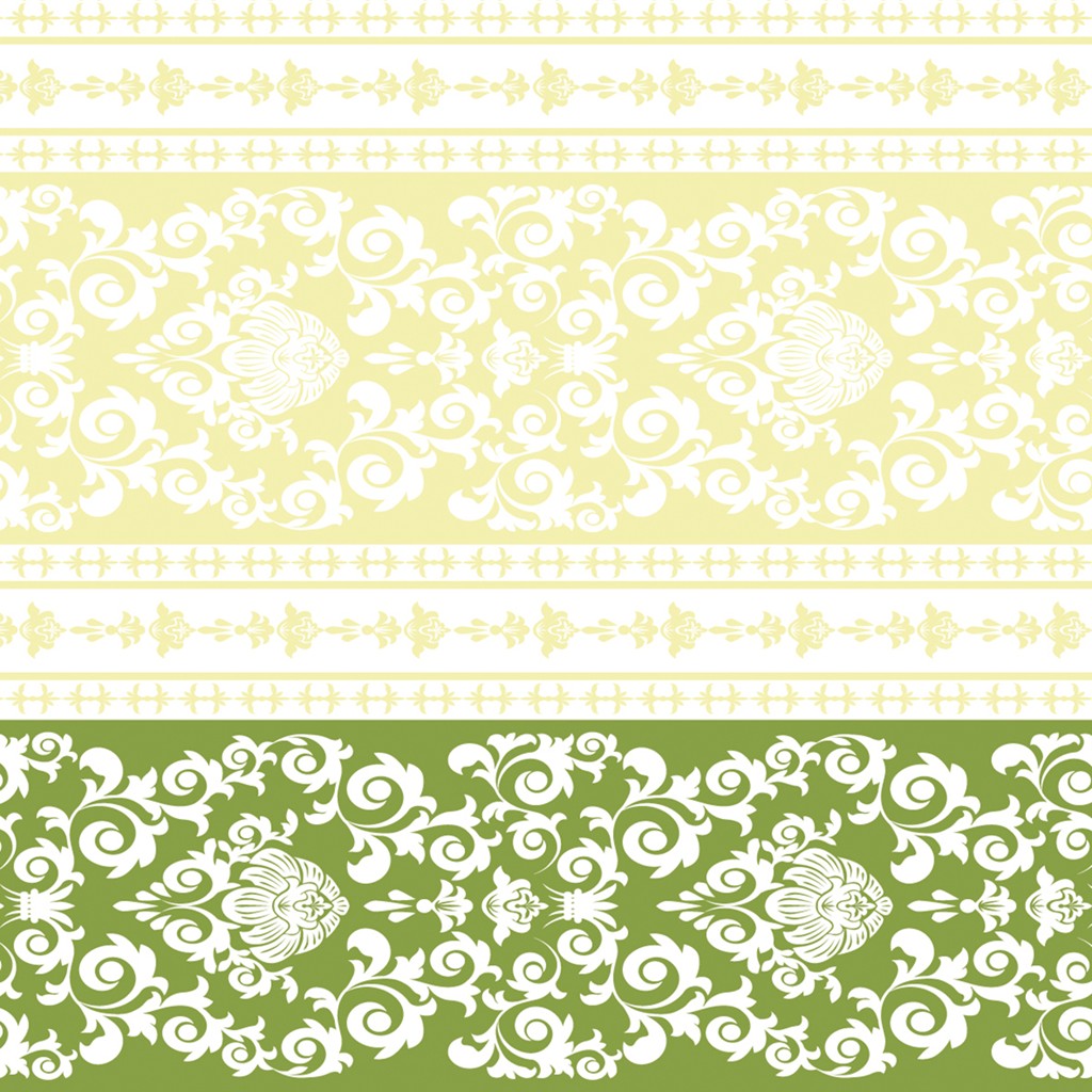 Linclass Serviette Pascal lindgrün 40 x 40 cm 1/4 Falz