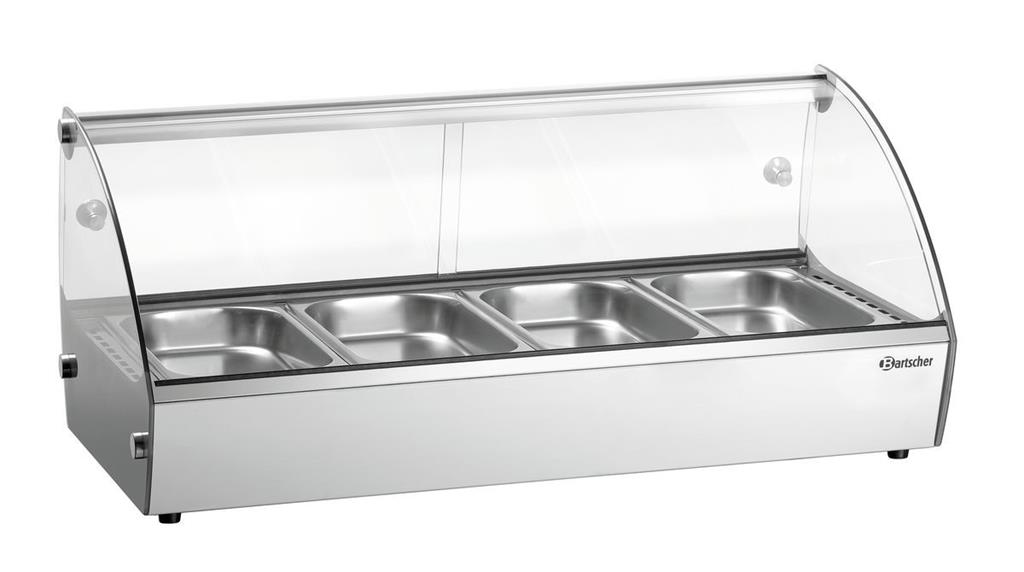 Heiße Aufsatzvitrine R4 4 x 1/3 GN Heiße Aufsatzvitrine R4 4 x 1/3 GN