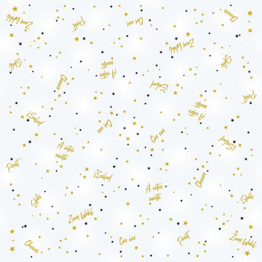 Linclass Tischdecke Cheers 80 x 80 cm 1/8-Falz Linclass Tischdecke Cheers 80 x 80 cm 1/8-Falz