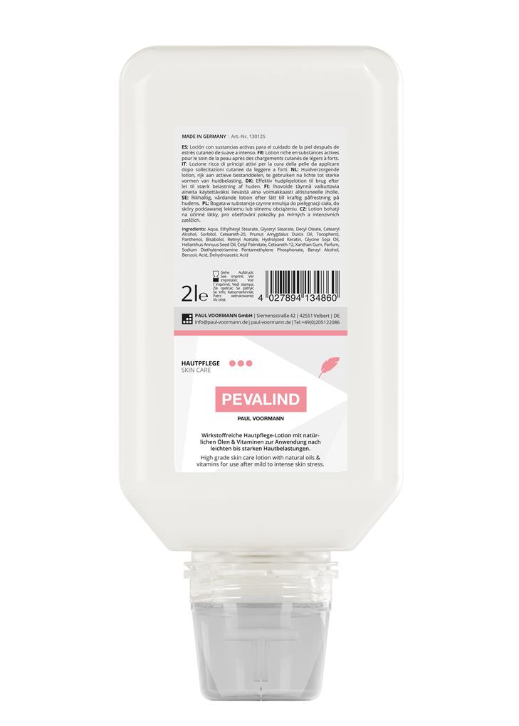 Hautpflege "Pevalind" 2L Softflasche Hautpflege "Pevalind" 2L Softflasche