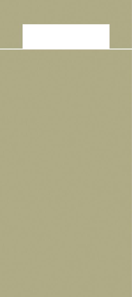 Papier + Tissue Bestecktasche Basic 202 x 85 mm, oliv