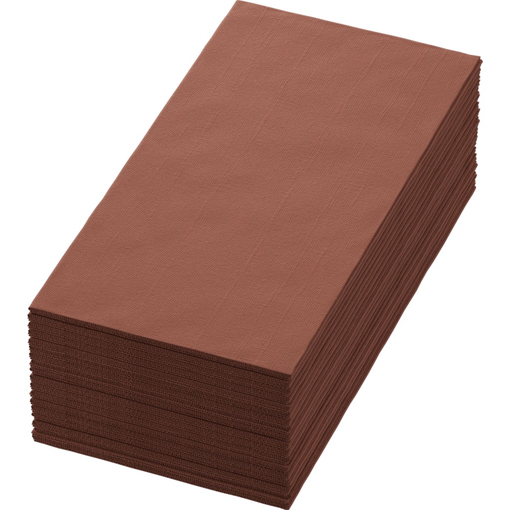 Bio Dunisoft Servietten 1/8 Falz chestnut, 40x40cm
