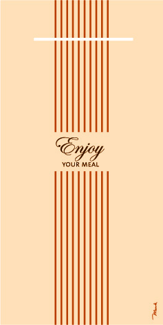 Linclass-Premium Pocket-Napkins Enjoy yo 40 x 40 cm 1/8 Falz Linclass-Premium Pocket-Napkins Enjoy yo 40 x 40 cm 1/8 Falz