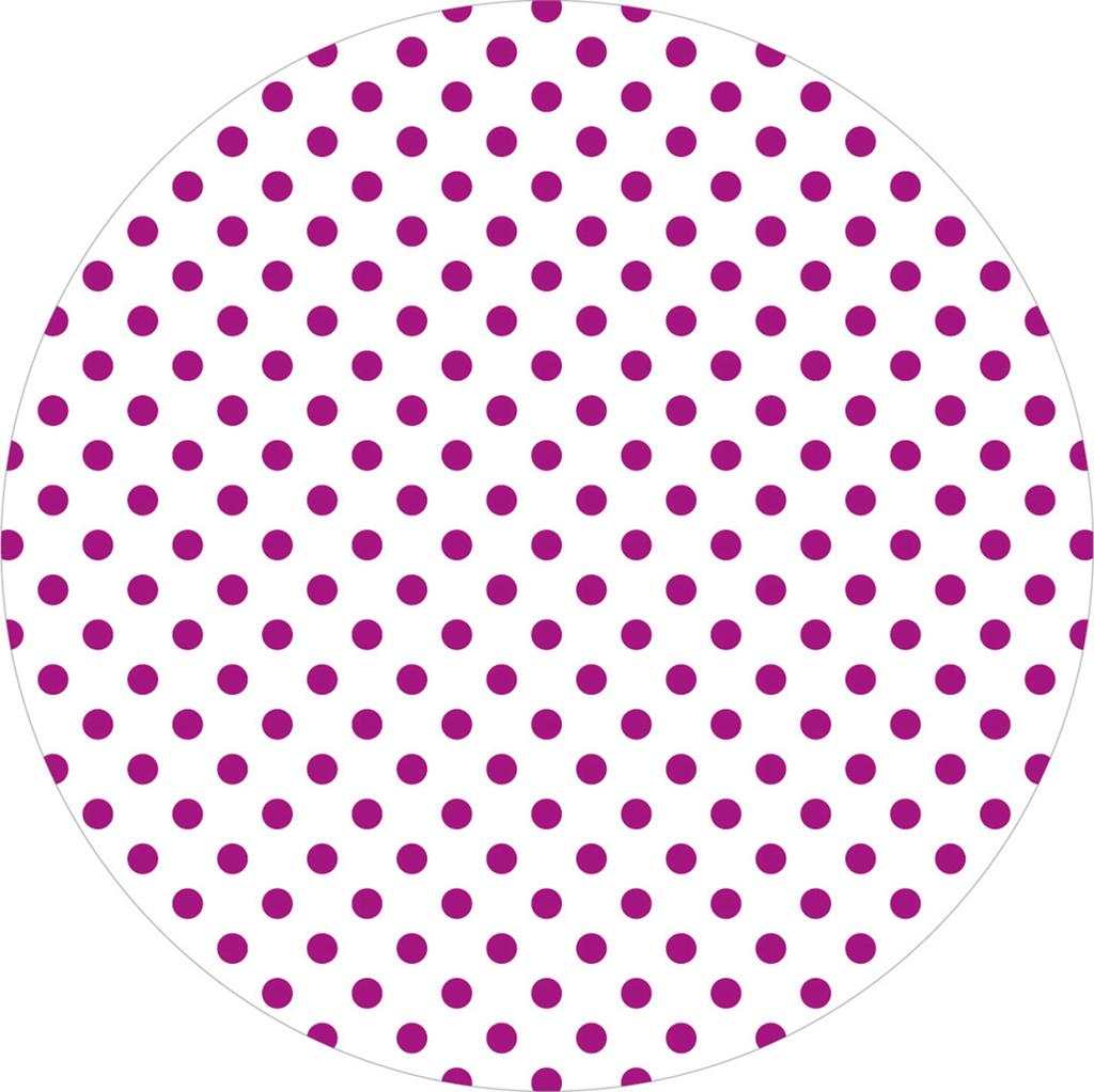 Tissue + PE Deckchen Antonia-Punkte  bee 90 mm 4x250