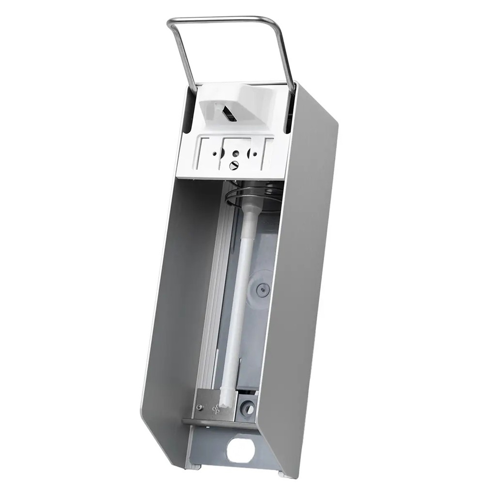 Desinfektionsmittelspender 1000ml Aluminium - kurzer Armhebel