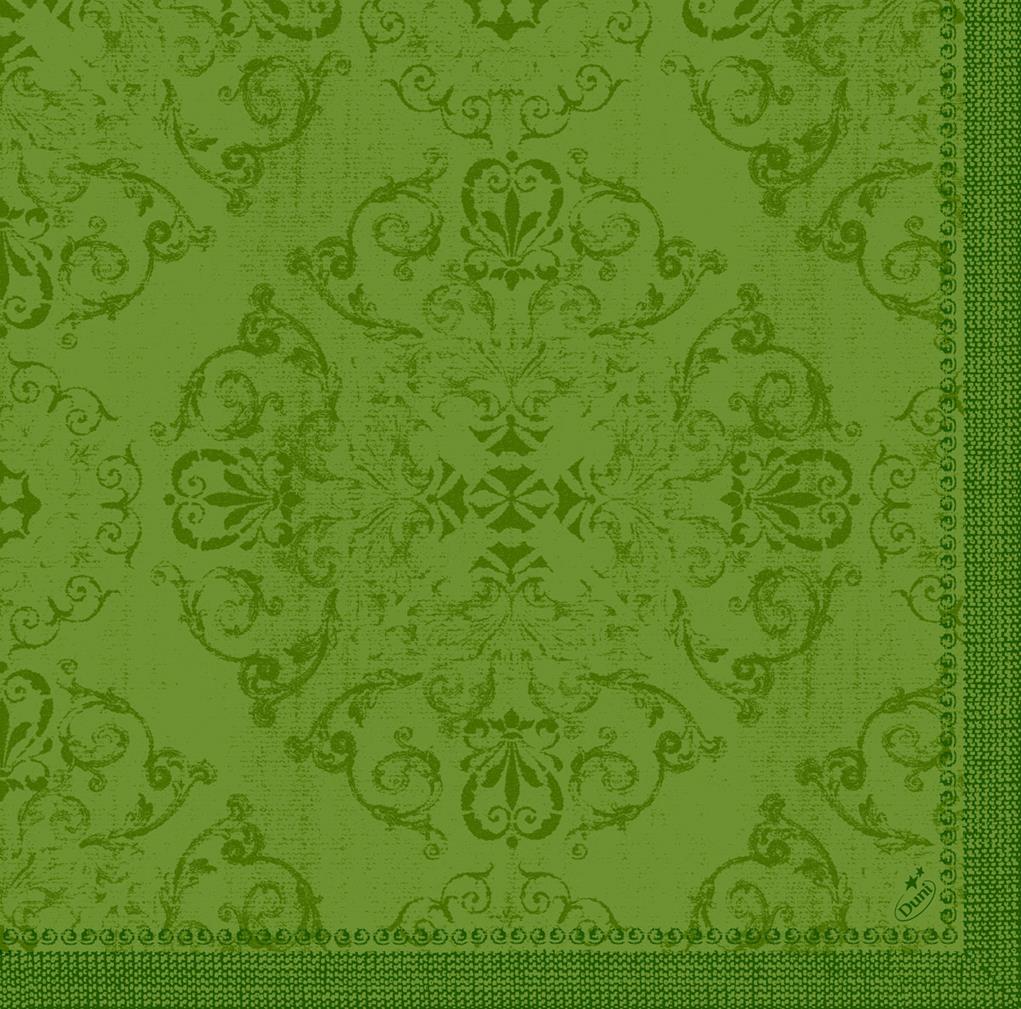Dunilin-Servietten Opulent leaf green 40 x 40 cm,  1/4 Falz