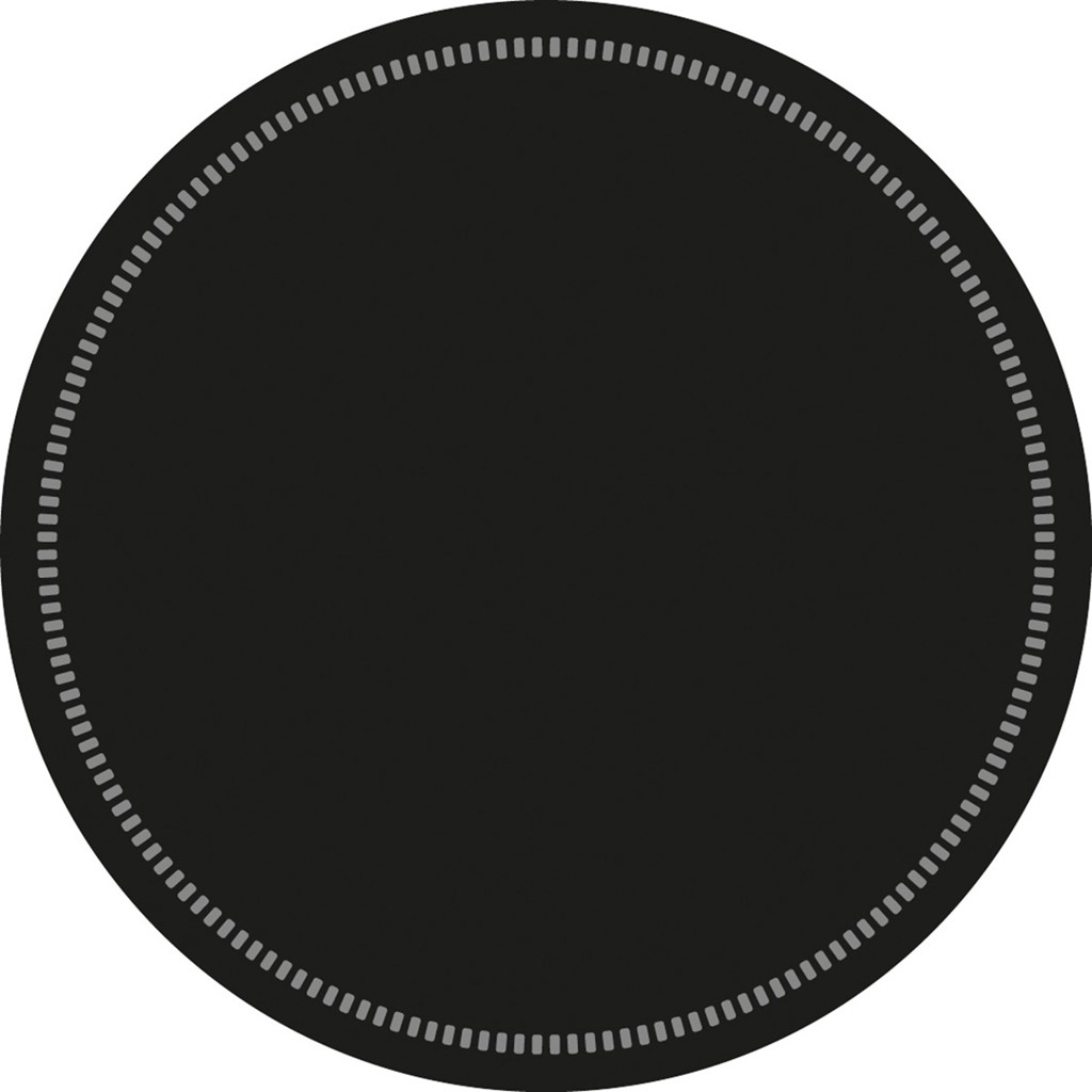 Tissue 9-lg. Deckchen Basic schwarz 90 mm