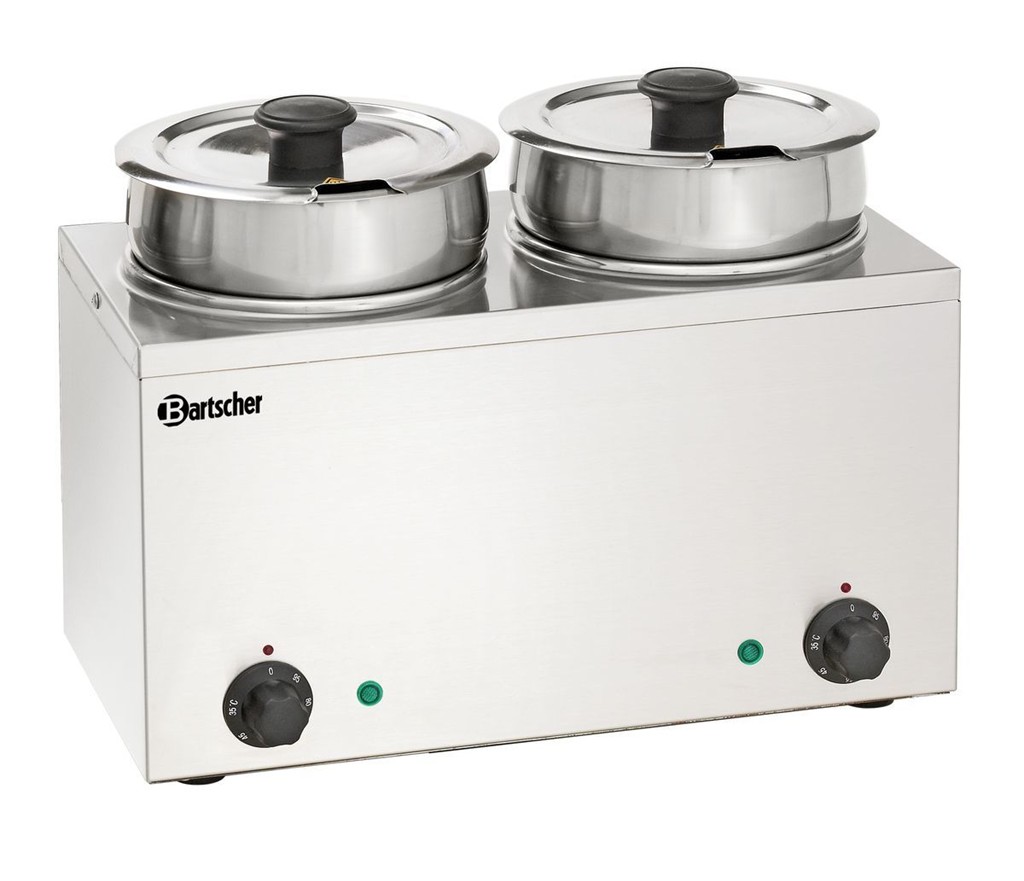 Bain Marie Hotpot, 2x Topf, 3,5 L