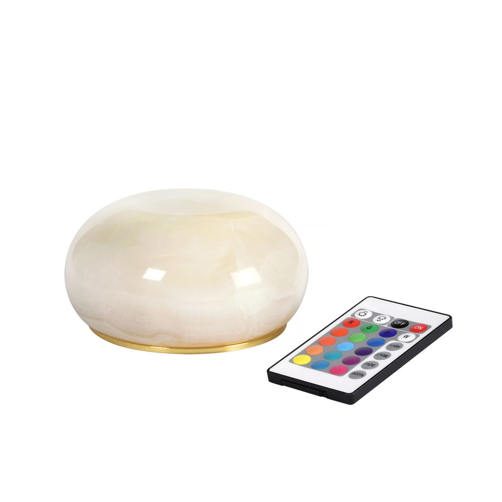 LED Lamp Cordless Alaea 6 x Ø 11,5 cm 14 Std. Messing