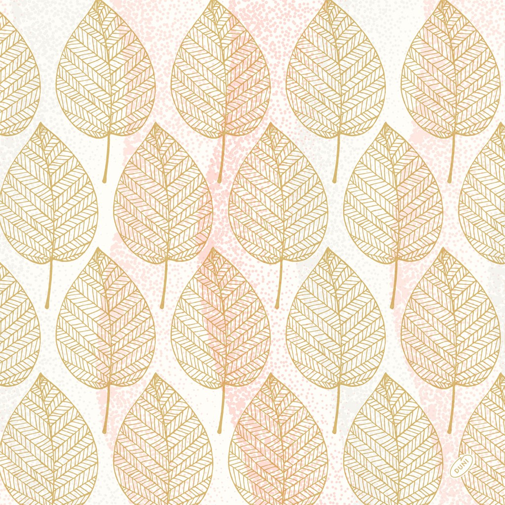 Bio-Dunisoft-Servietten Aspen 40 x 40 cm,  1/4 Falz