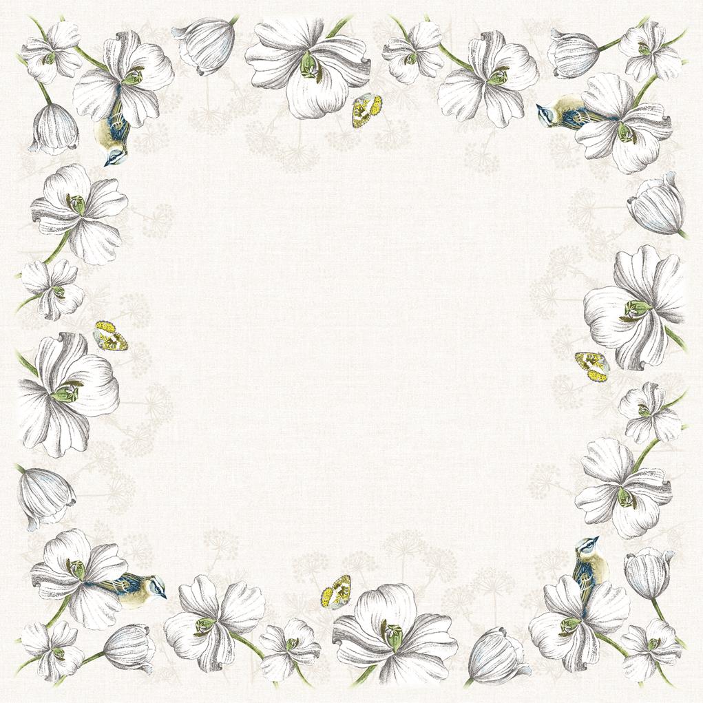 Linclass Tischdecke Isabeau 80 x 80 cm 1/8-Falz Linclass Tischdecke Isabeau 80 x 80 cm 1/8-Falz