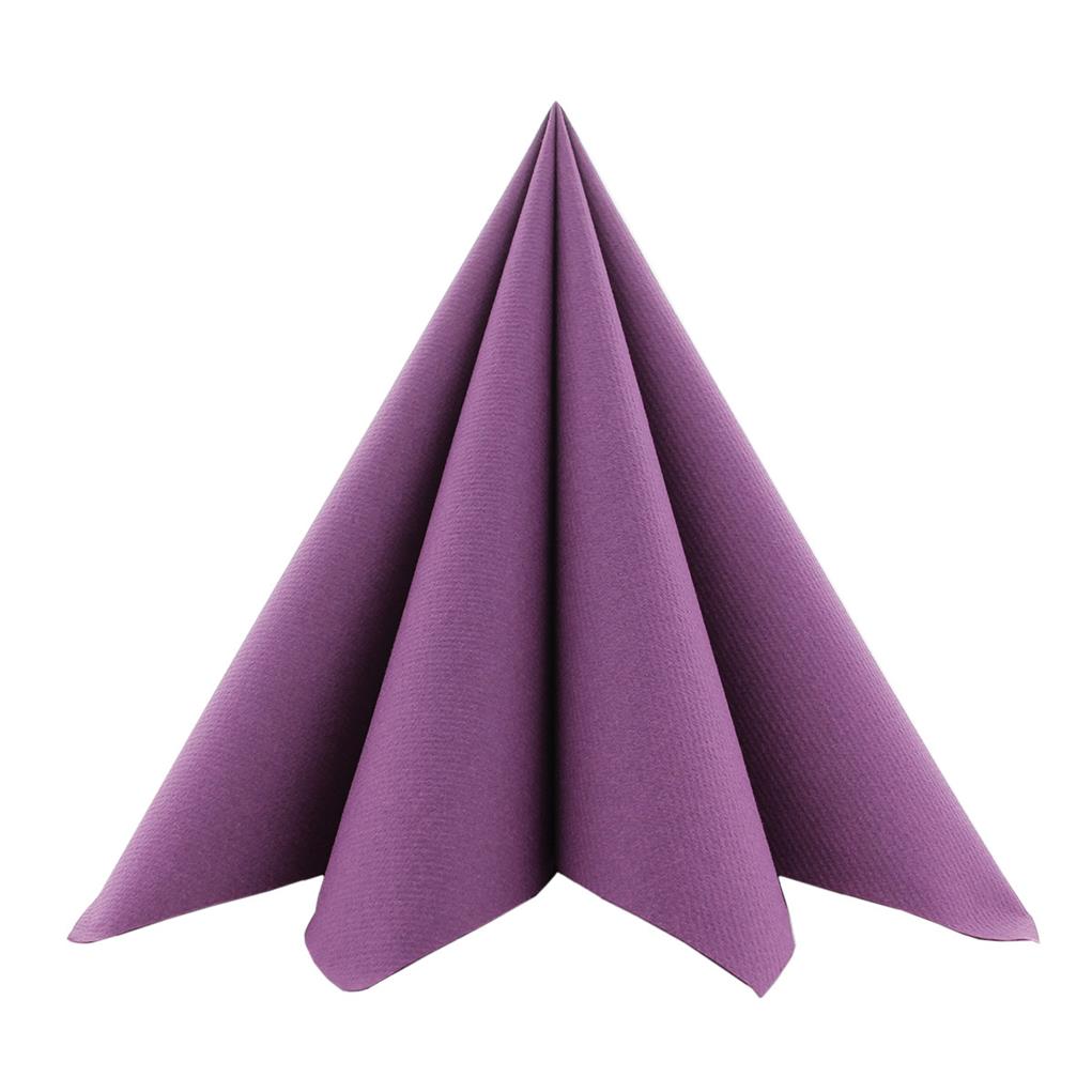 Linclass-Premium Serviette Basic amethys 40 x 40 cm 1/4 Falz