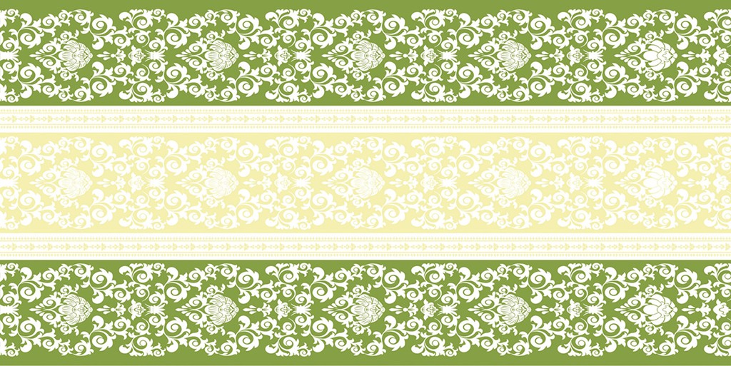 Linclass Tischläufer Pascal lindgrün 40 cm x 24 m