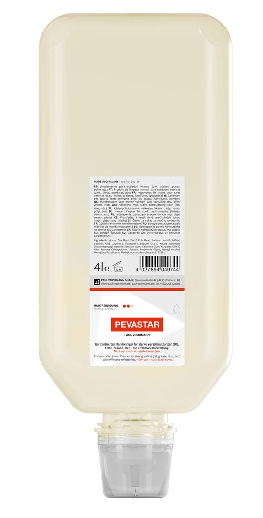 Hautreinigung "Pevastar" 4L Softflasche Hautreinigung "Pevastar" 4L Softflasche