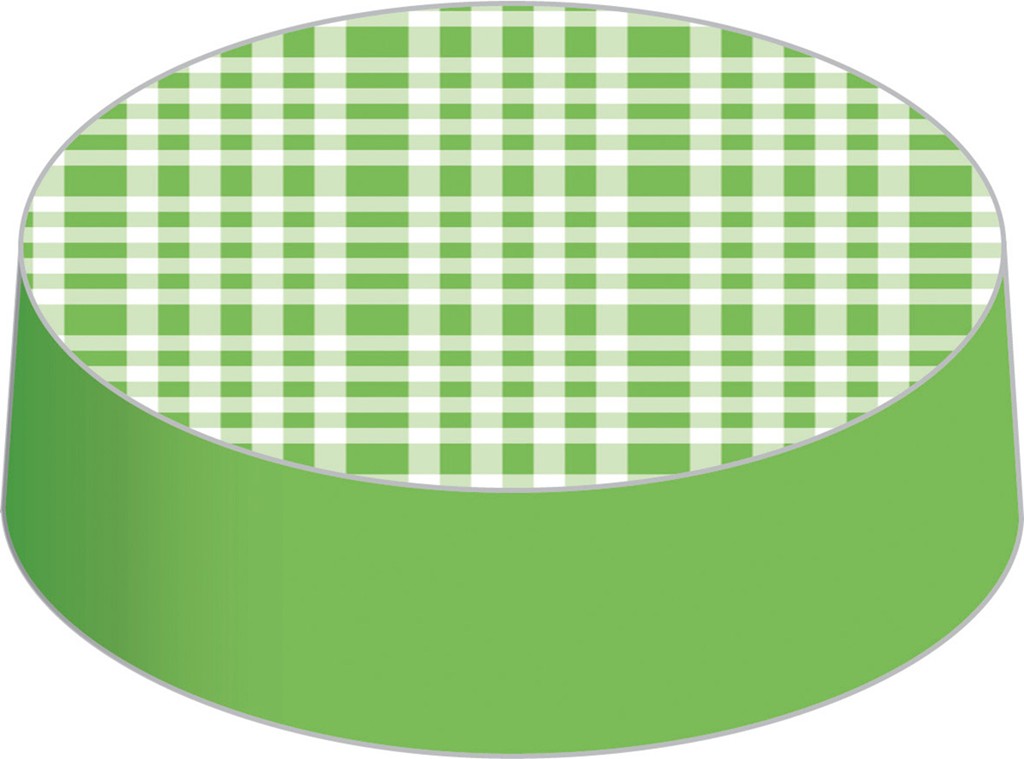 Karton  Caps Steve apfelgrün 80mm