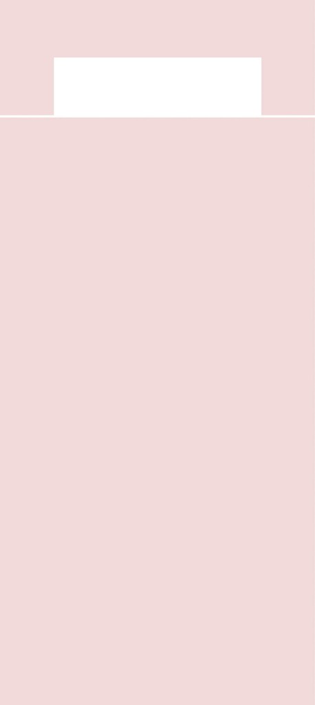 Papier + Tissue Bestecktasche  Basic alt 202 x 85 mm