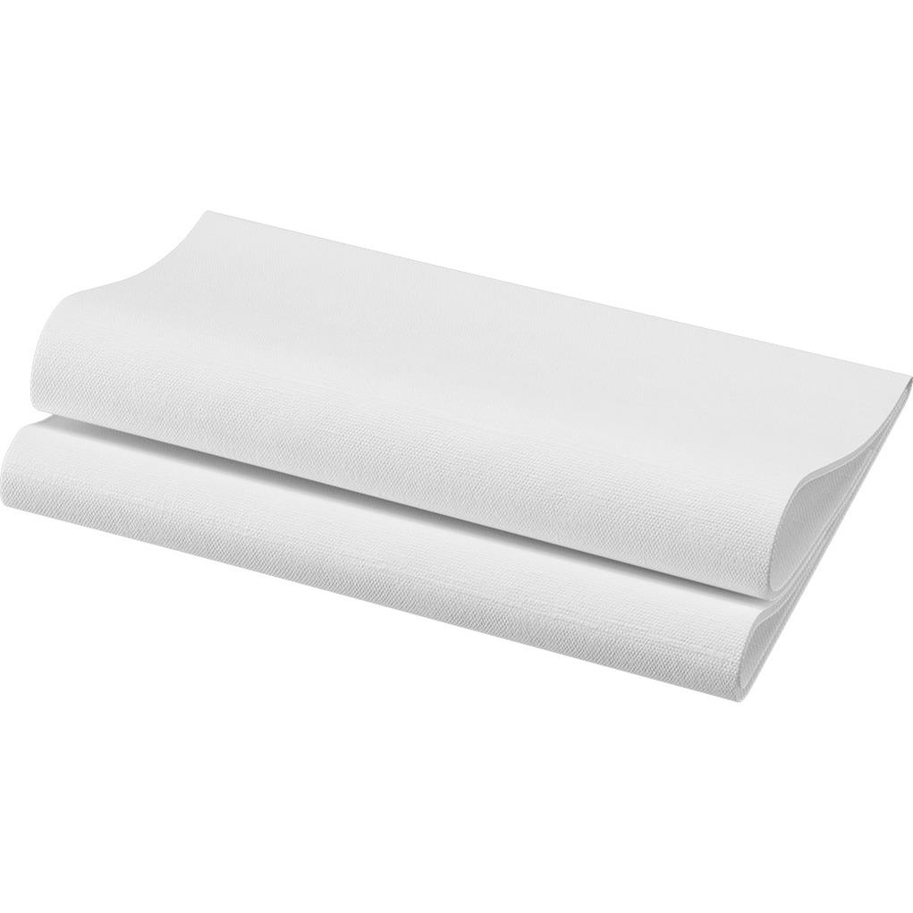 Bio-Dunisoft-Servietten weiß, Papierverp 40 x 40 cm,  1/4 Falz