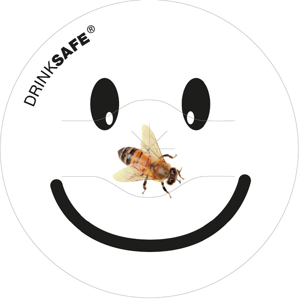 Karton  Caps Drink Safe - Bee 74mm