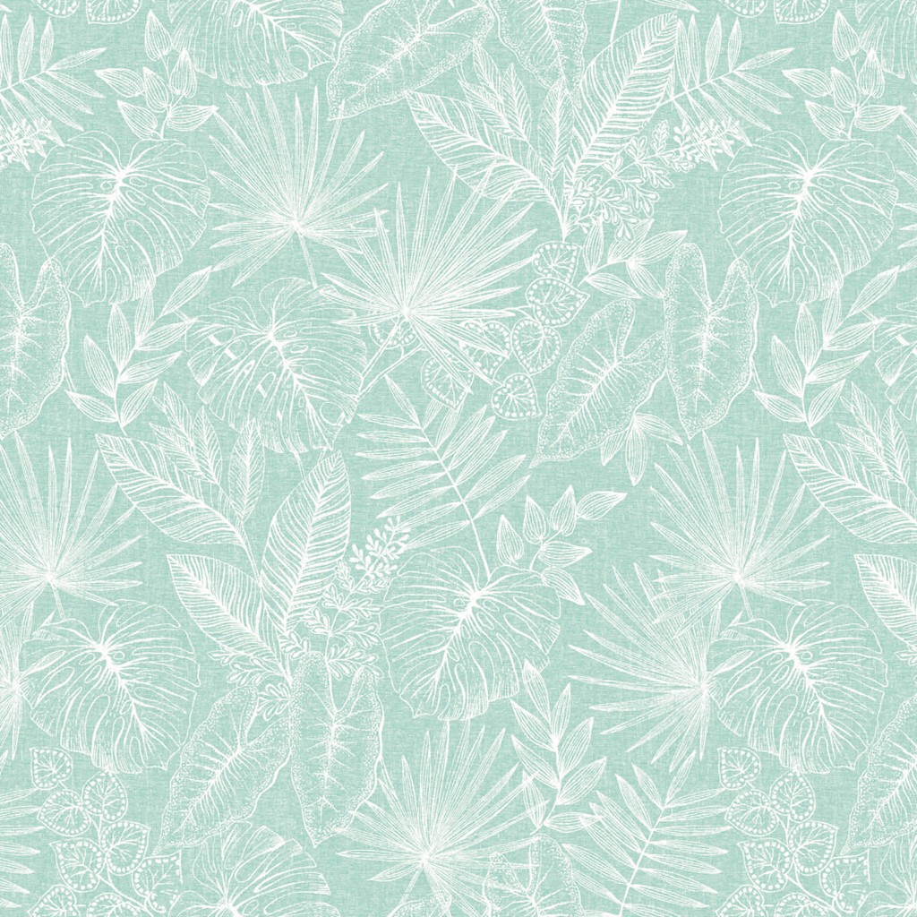 Linclass Tischdecke Kona sky 80 x 80 cm 1/8-Falz