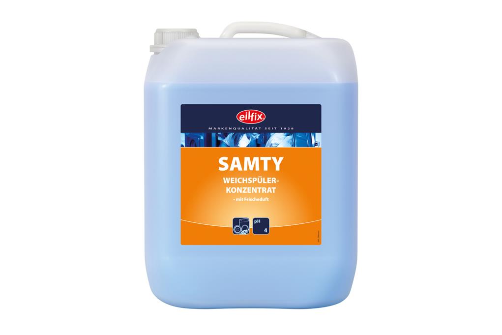 Weichspüler Samty, 10 Liter Weichspüler Samty, 10 Liter