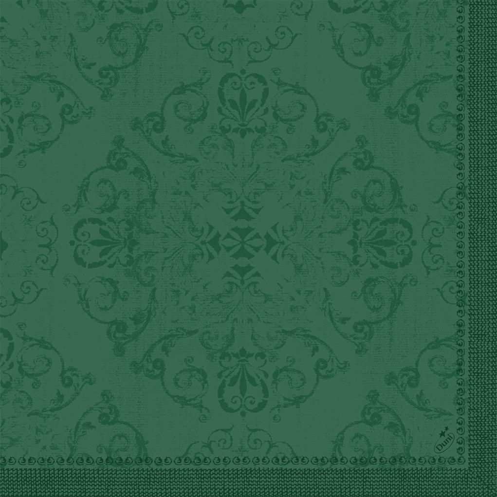 Dunilin-Servietten Opulent Dark Green 40 x 40 cm,  1/4 Falz