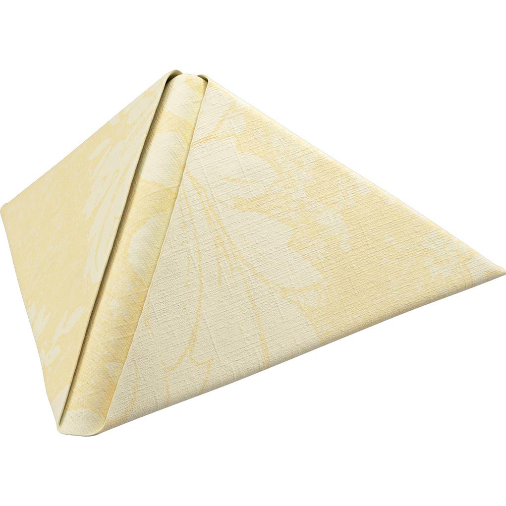 Dunilin Servietten 1/4 Falz Royal cream, 40x40cm