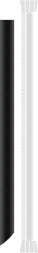 Papier  Papiertrinkhalm  schwarz gehüllt Ø 12 mm / 230 mm