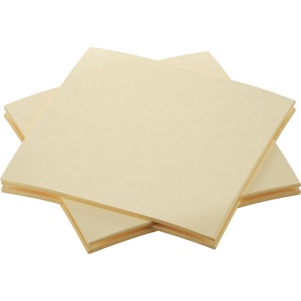 Bio Dunisoft Servietten cream 20 x 20 cm