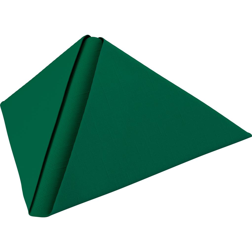Dunilin-Servietten jägergrün 40 x 40 cm,  1/4 Falz