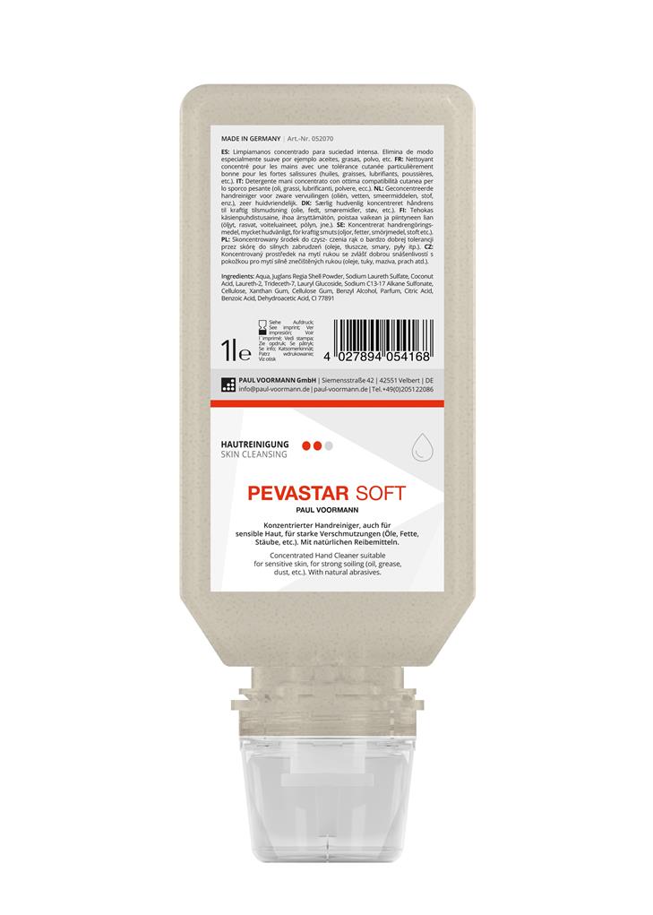 Hautreinigung "Pevastar Soft" 1L Softfla Hautreinigung "Pevastar Soft" 1L Softfla