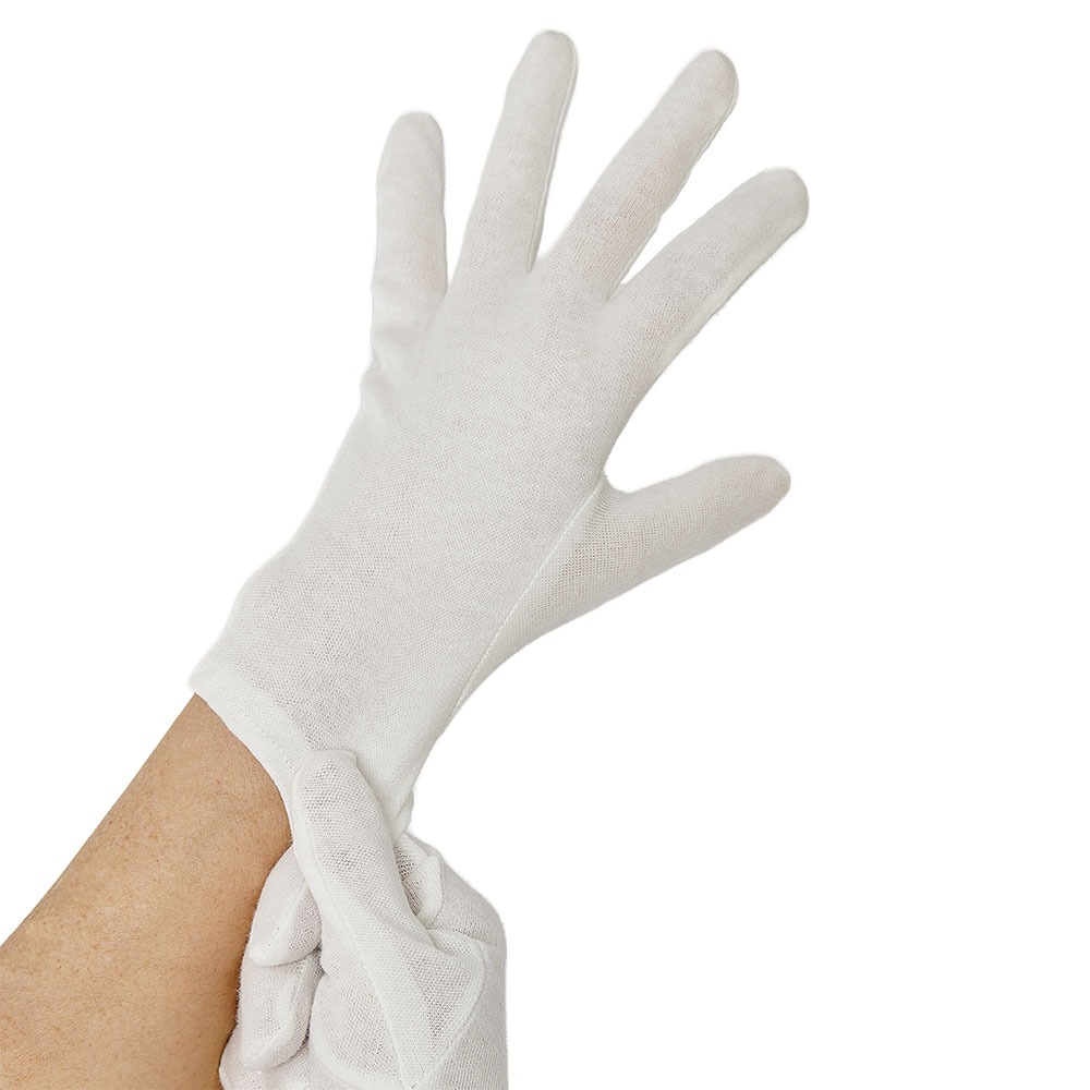 Baumwollhandschuhe weiss Größe L Baumwollhandschuhe weiss Größe L