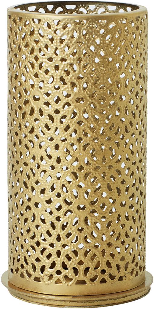 Kerzenhalter Bliss 140 x 75 mm, gold, Metall Kerzenhalter Bliss 140 x 75 mm, gold, Metall