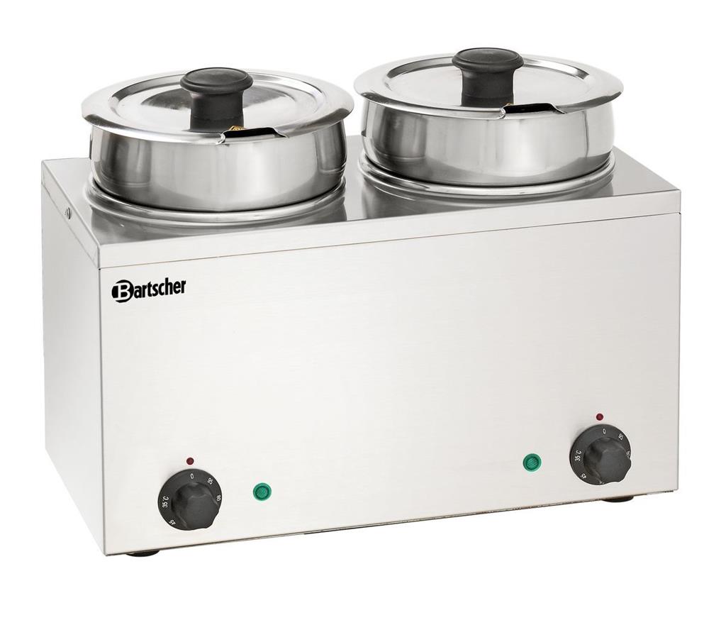 Bain Marie Hotpot, 2x Topf, 3,5 L