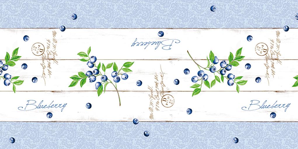Linclass-Premium Tischläufer  Blueberry 40 cm x 24 m