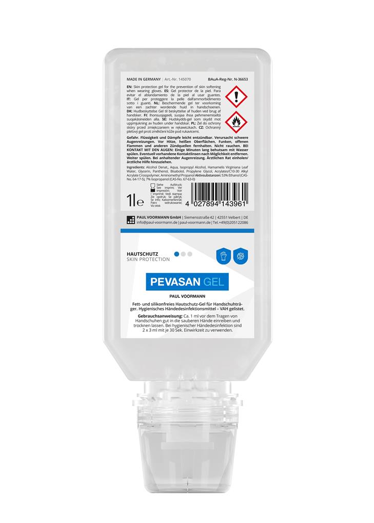 Hautschutz "Pevasan Gel" 1L Softflasche