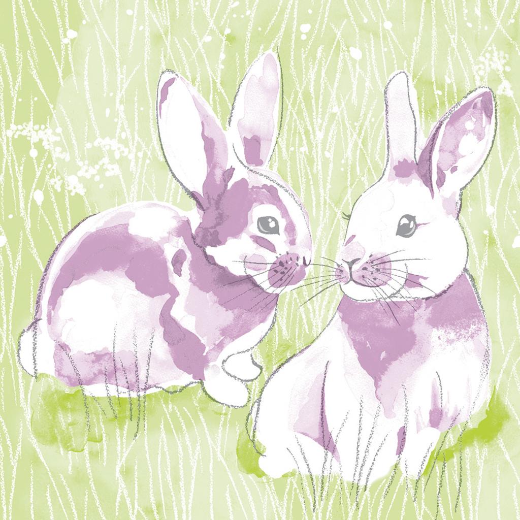 Linclass-Premium Serviette Lilly & Lenni 40 x 40 cm 1/4 Falz