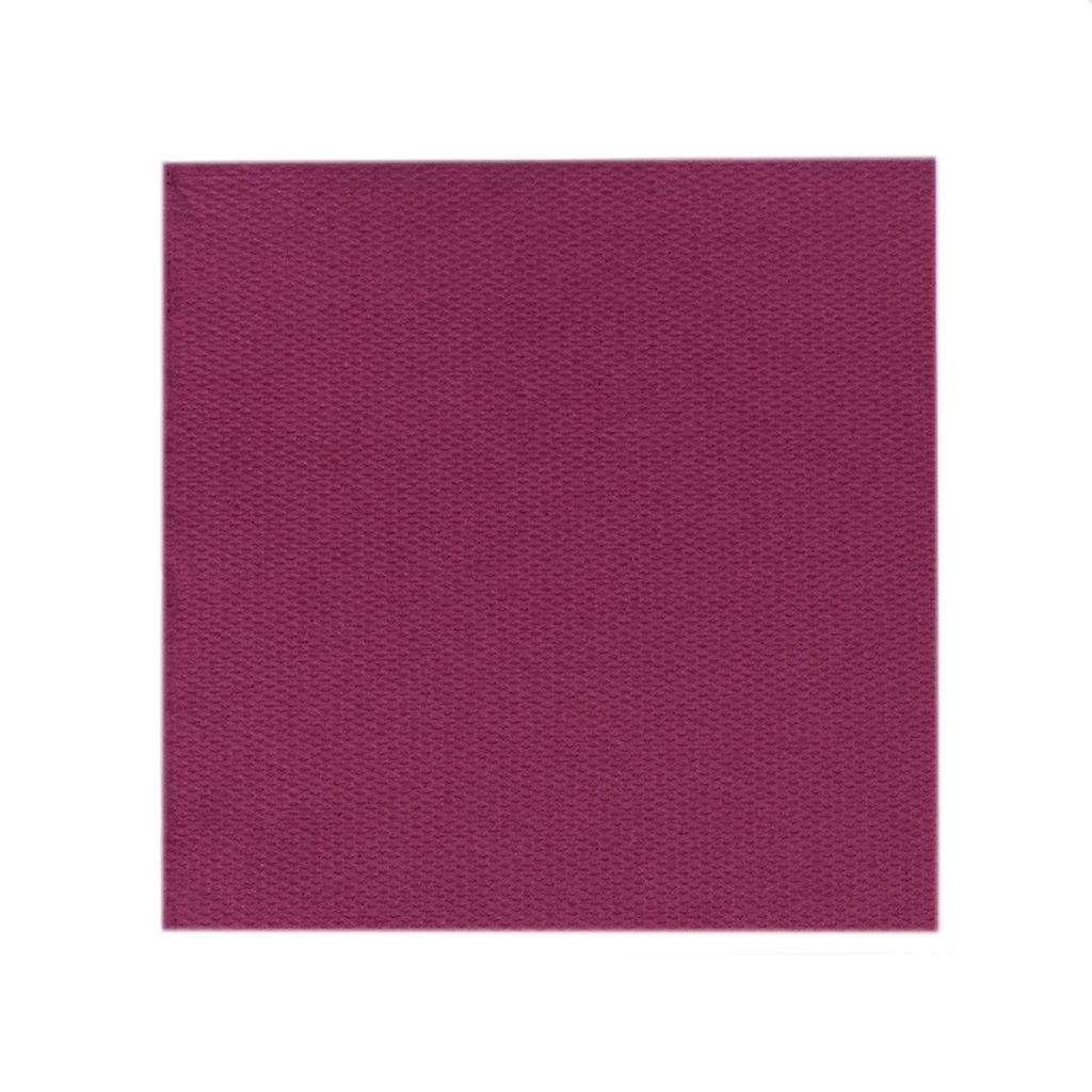 Softpoint Serviette Basic bordeaux 24 x 24 cm 1/4 Falz