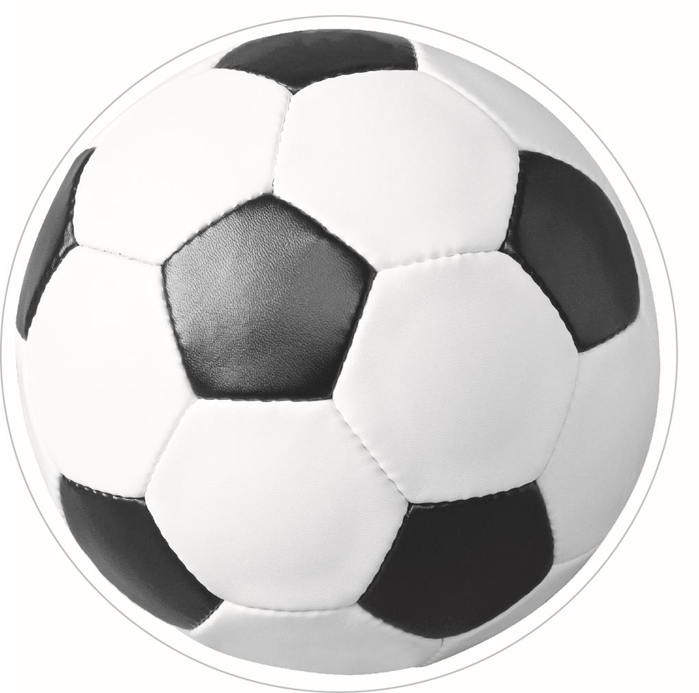 Filzpappe Bierdeckel Fußball 107 mm