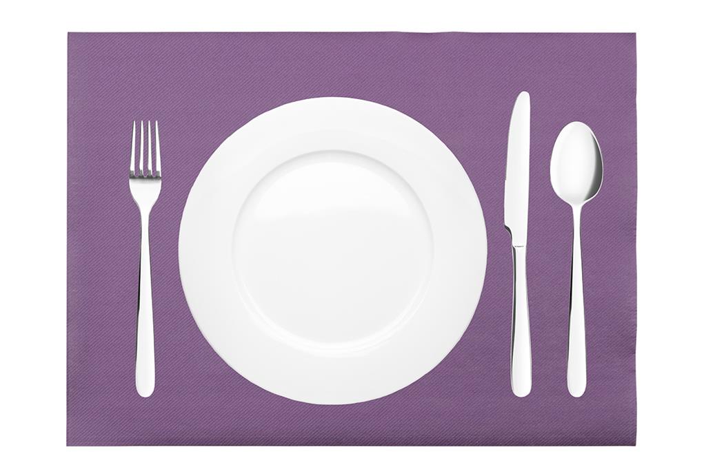 Linclass-Premium Tischsets Basic amethys 40 x 30 cm