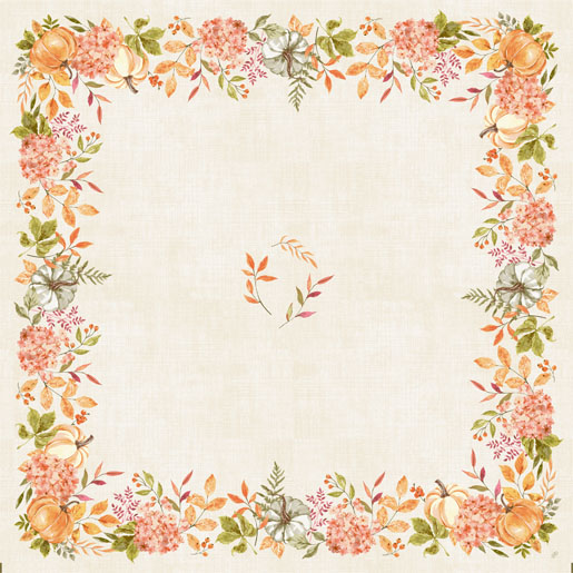 Mitteldecken Dunicel Spicy Pumpkin 84 x 84cm