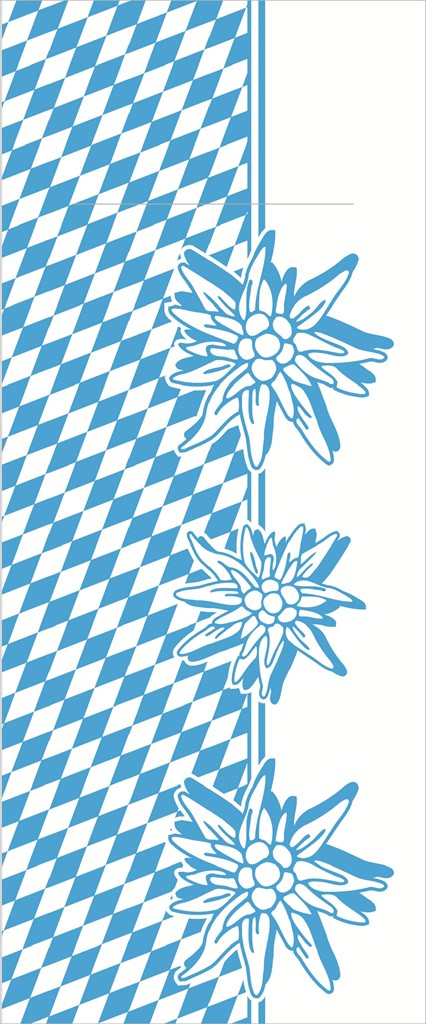 Linclass-Prof. Pocket-Nap. Bayern 40 x 33 cm 1/8 Falz