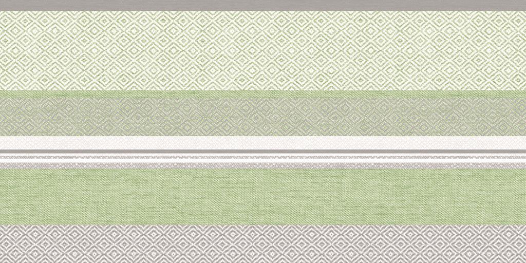Linclass Tischläufer Lagos grau-grün 40 cm x 24 m