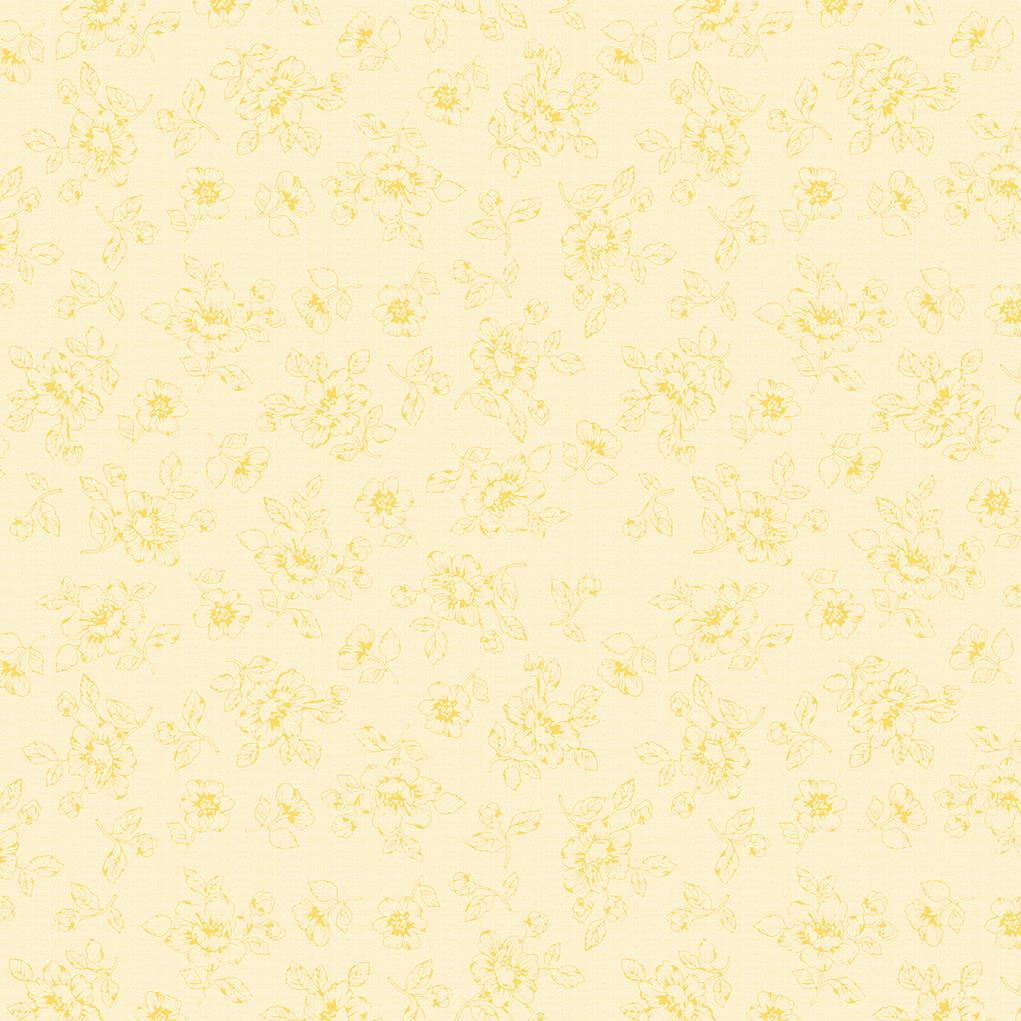 Spanlin-bio Tischdecke  Rita creme-gelb 100 x 100 cm 1/8-Falz