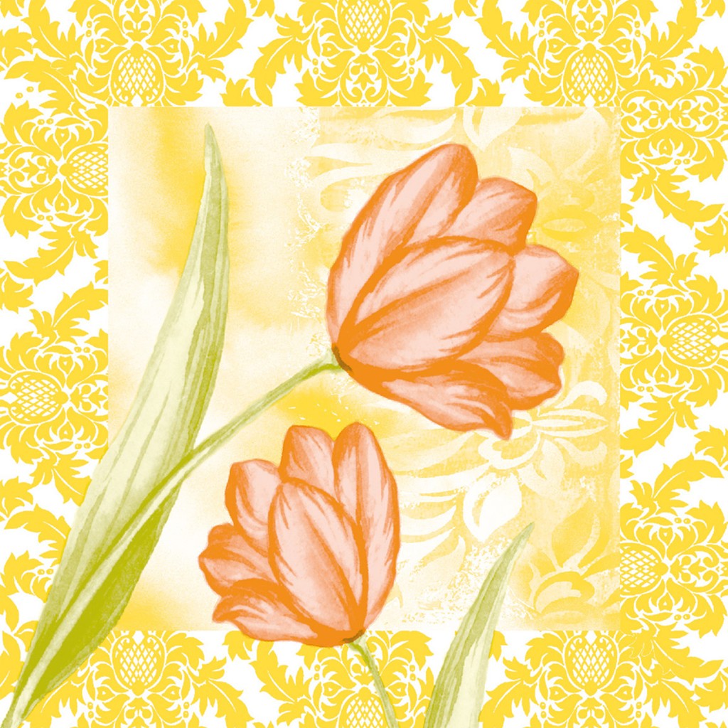 Tissue 9-lg. Deckchen Sally 90 x 90 mm